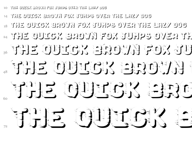 Dust Scratches font waterfall